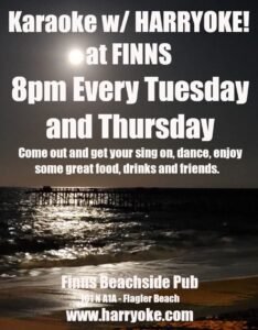 Karaoke at Finn's Beachside Pub