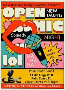 Open Mic Comedy at Palm Coast Lanes