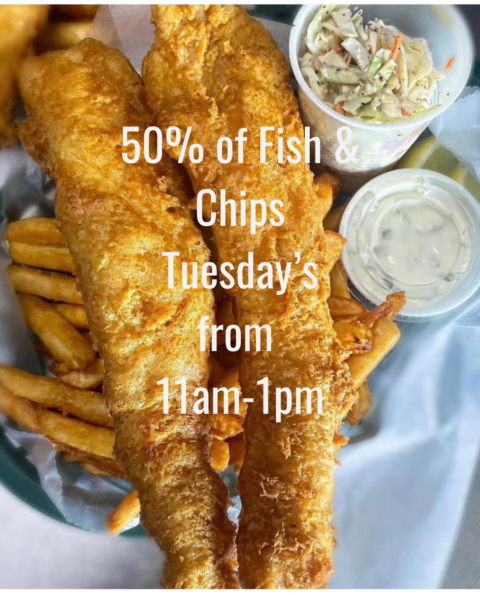 50% off Fish and Chips at Finns